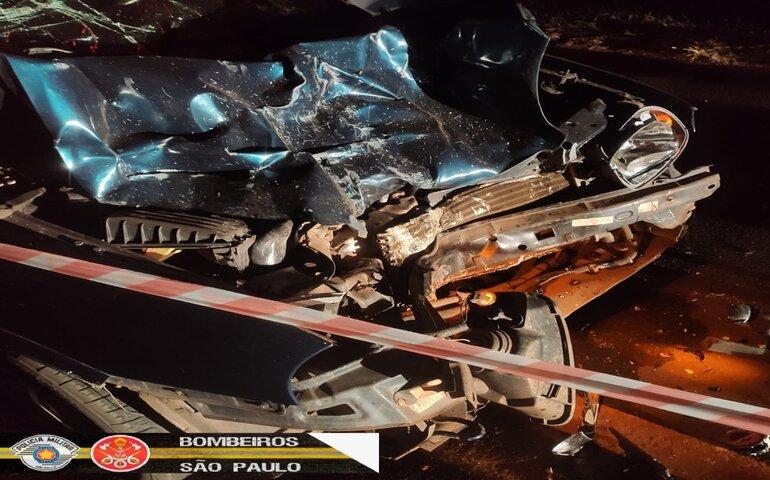 Grave acidente tira vida de motociclista na SP 294 Grave acidente tira vida de motociclista na SP 294